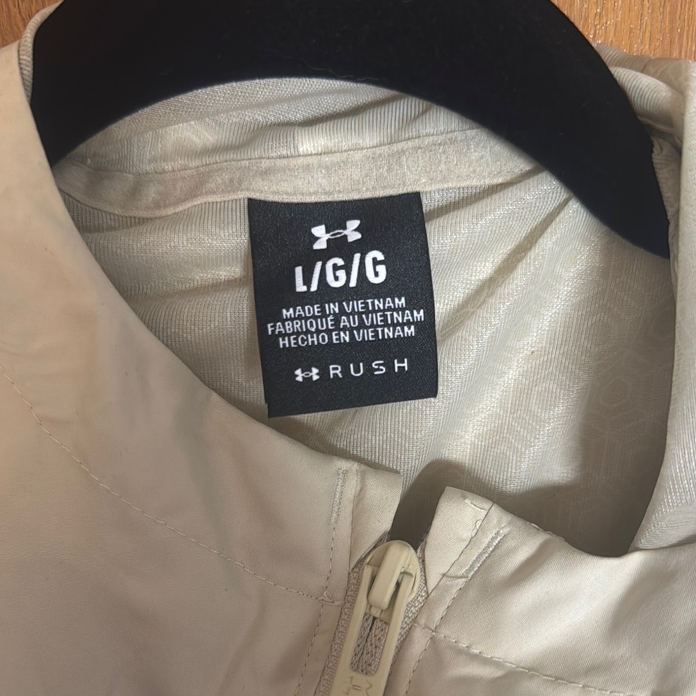 Light Beige Hooded Jacket - Picture 2 of 5